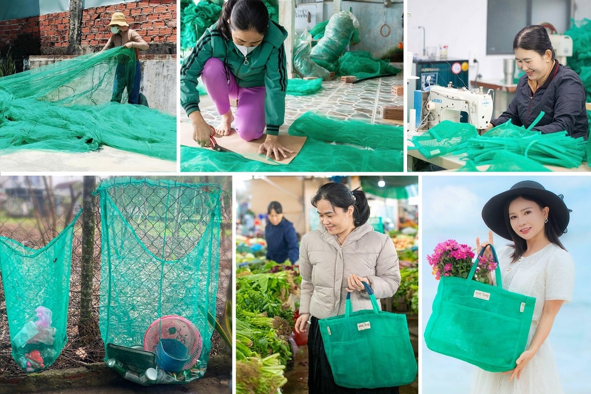 Giải pháp tái chế lưới đánh bắt cũ, góp phần giảm hơn 1.300 tấn túi nilon
