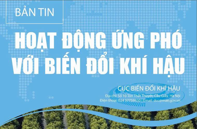 Bản tin Hoạt động ứng phó với biến đổi khí hậu số 01/2025
